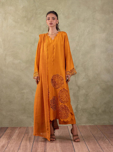 Zainab Chottani | Eid Edit 24 | Burning Amber - Aqsa Fabrics