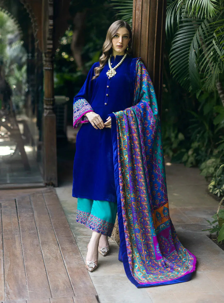 Zainab Chottani | Makhmal Luxe Pret | Shafaq - Aqsa Fabrics
