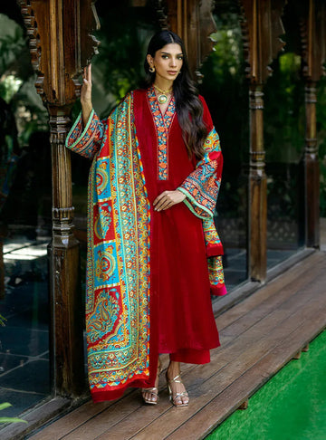 Zainab Chottani | Makhmal Luxe Pret | Shehla - Aqsa Fabrics