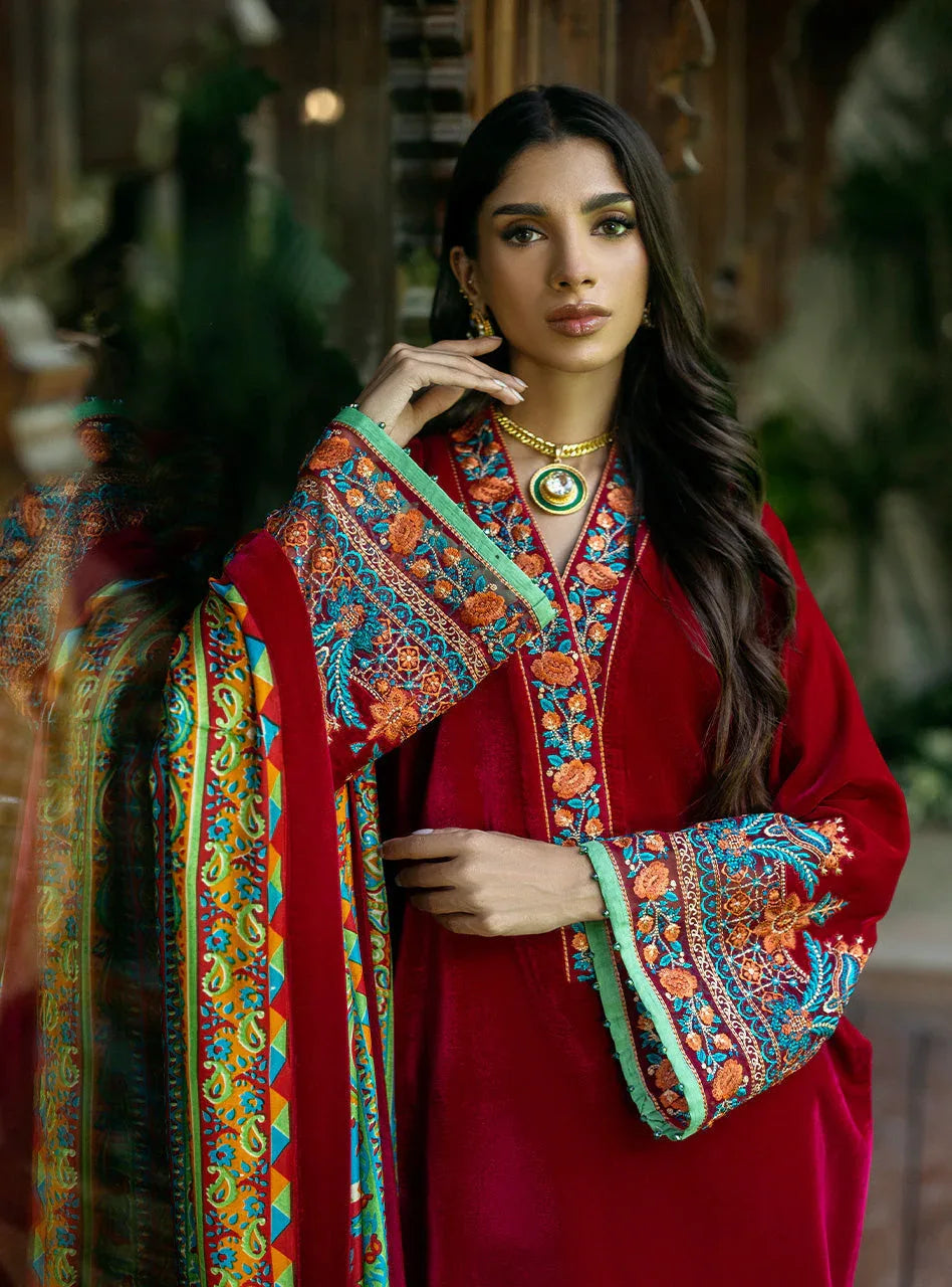 Zainab Chottani | Makhmal Luxe Pret | Shehla - Aqsa Fabrics