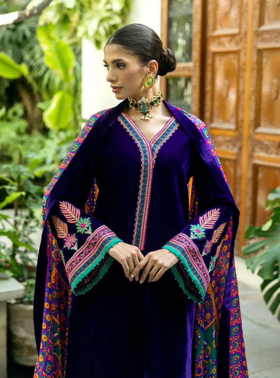 Zainab Chottani | Makhmal Luxe Pret | Rangin - Aqsa Fabrics