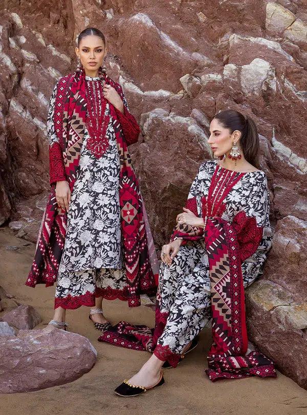 Zainab Chottani | Winter Shawls | Asna - Aqsa Fabrics