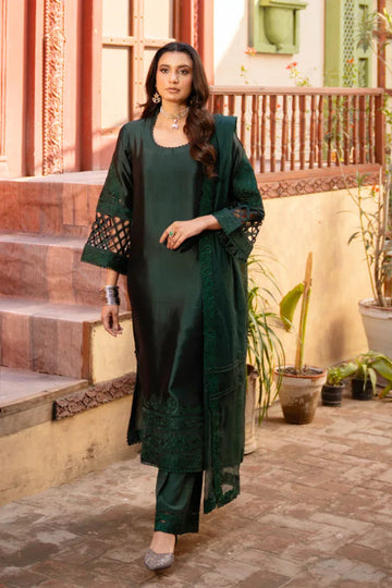 Muntaha | Aangan Eid Edit | Zamurd - Aqsa Fabrics