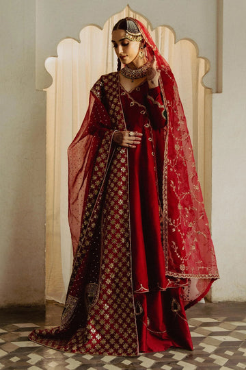 Zara Shahjahan | Bridal 2024 | CHAMPA - Aqsa Fabrics
