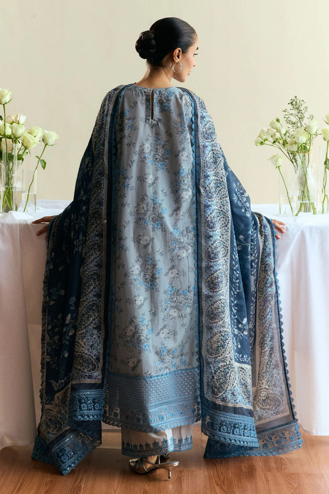 Zara Shahjahan | Coco Eid Edit | Fleuron-D6 - Aqsa Fabrics