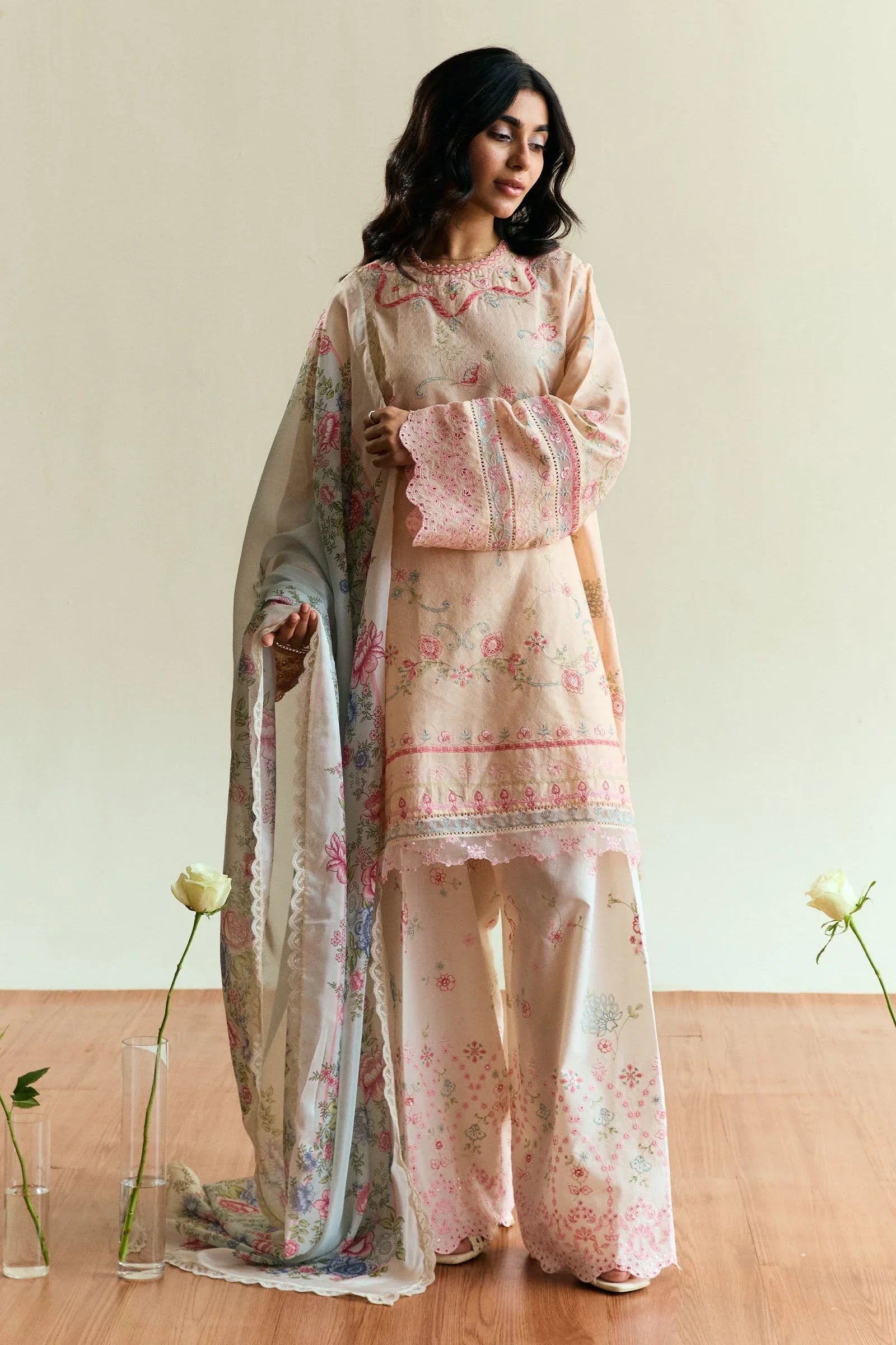 Zara Shahjahan | Coco Eid Edit | Lumen-D7 - Aqsa Fabrics