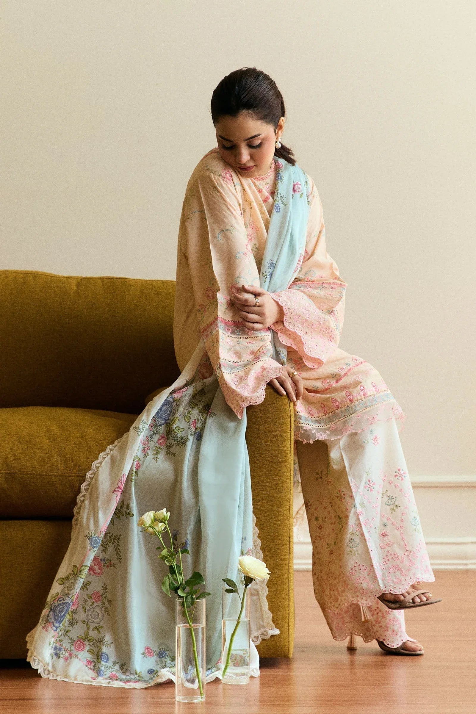 Zara Shahjahan | Coco Eid Edit | Lumen-D7 - Aqsa Fabrics