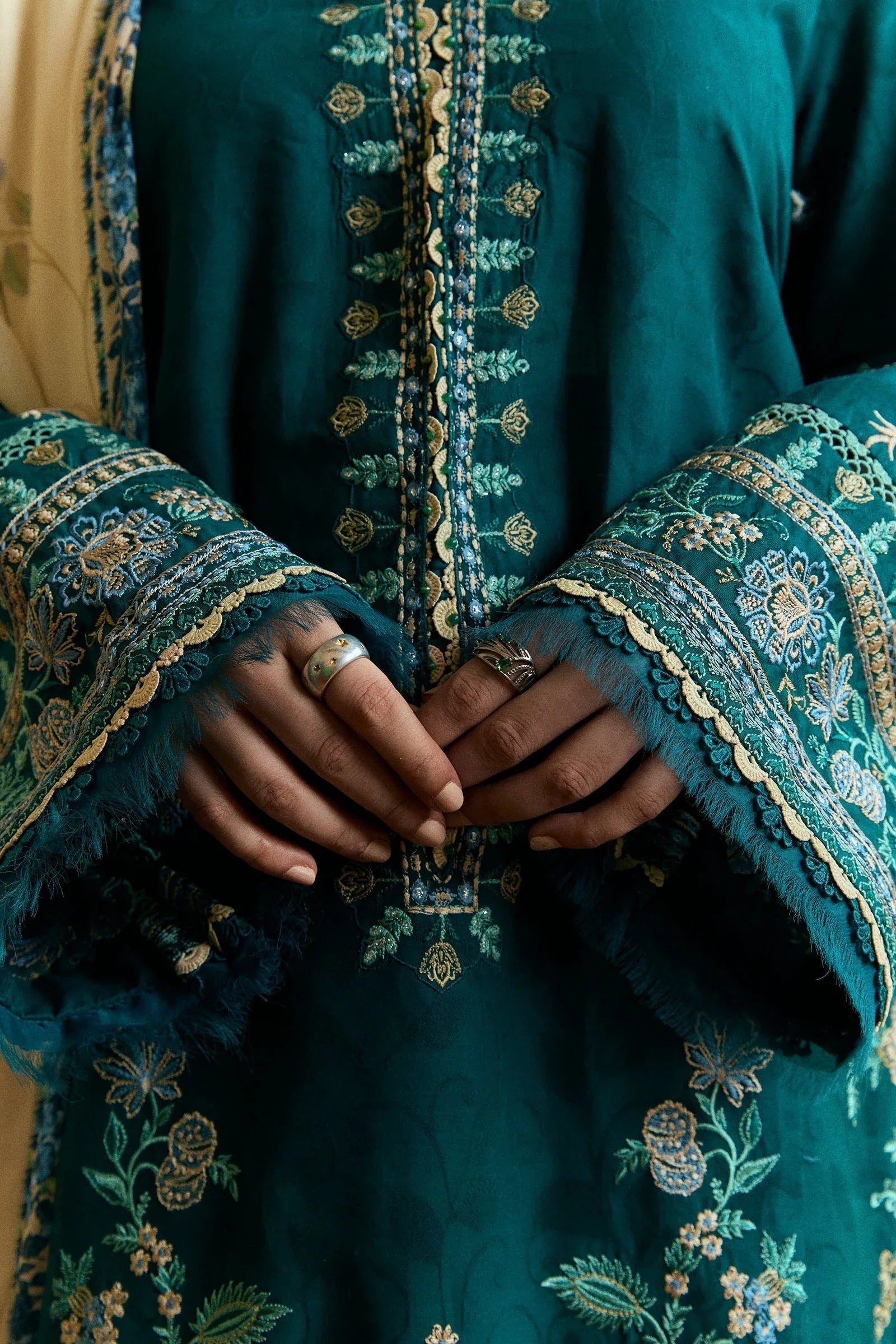 Zara Shahjahan | Coco Eid Edit | Marigold-D4 - Aqsa Fabrics