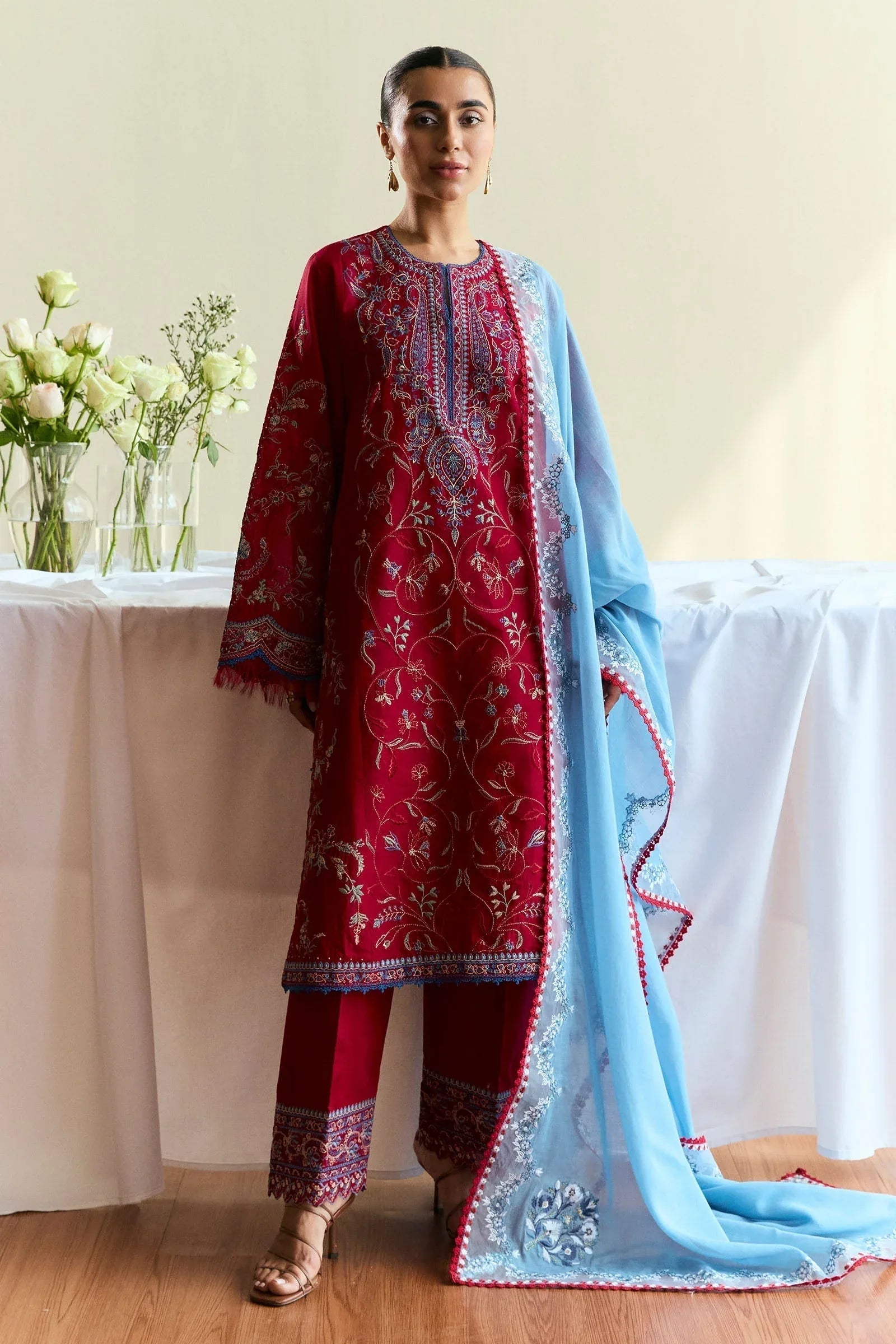 Zara Shahjahan | Coco Eid Edit | Opal-D1 - Aqsa Fabrics