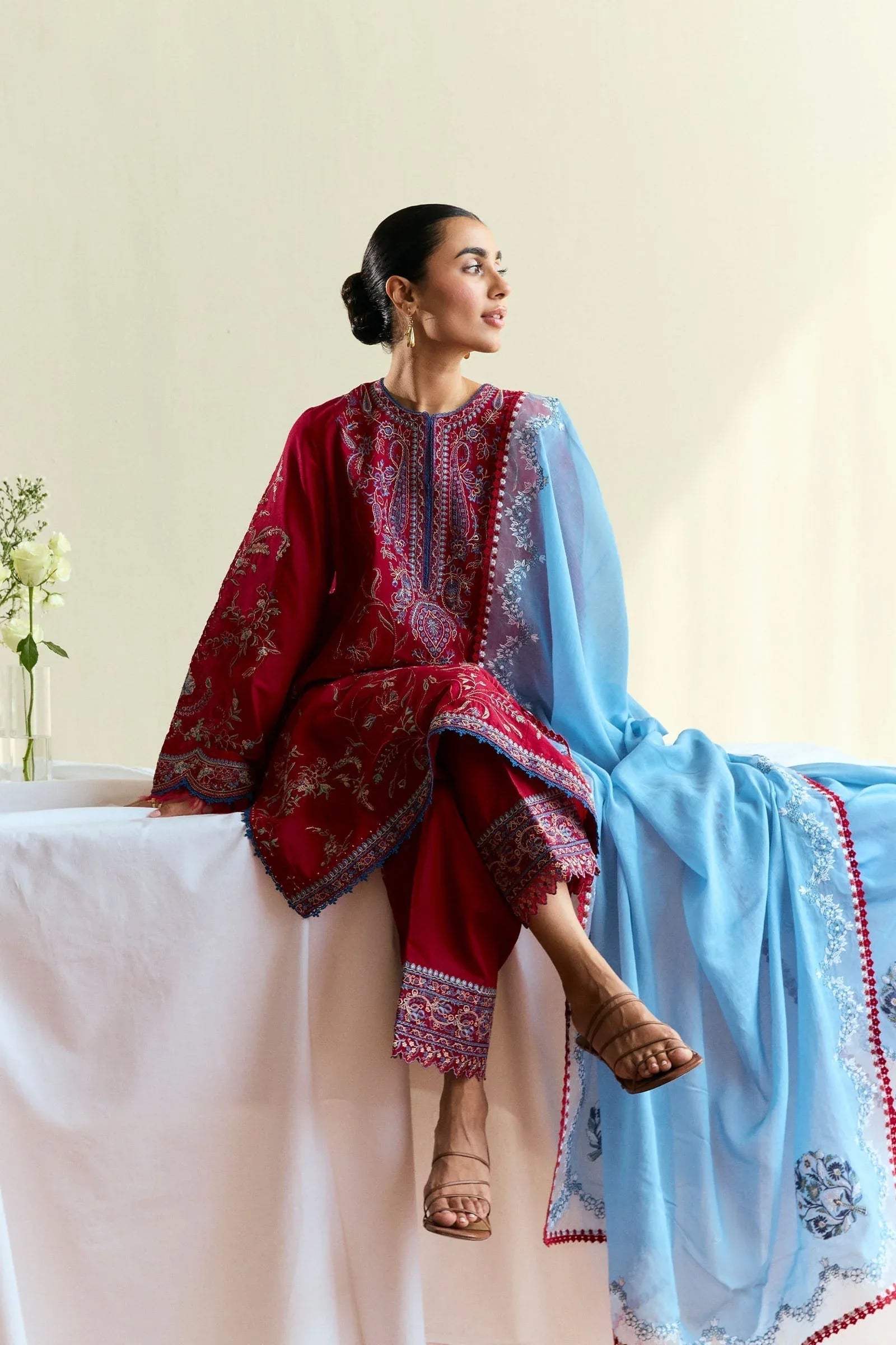 Zara Shahjahan | Coco Eid Edit | Opal-D1 - Aqsa Fabrics