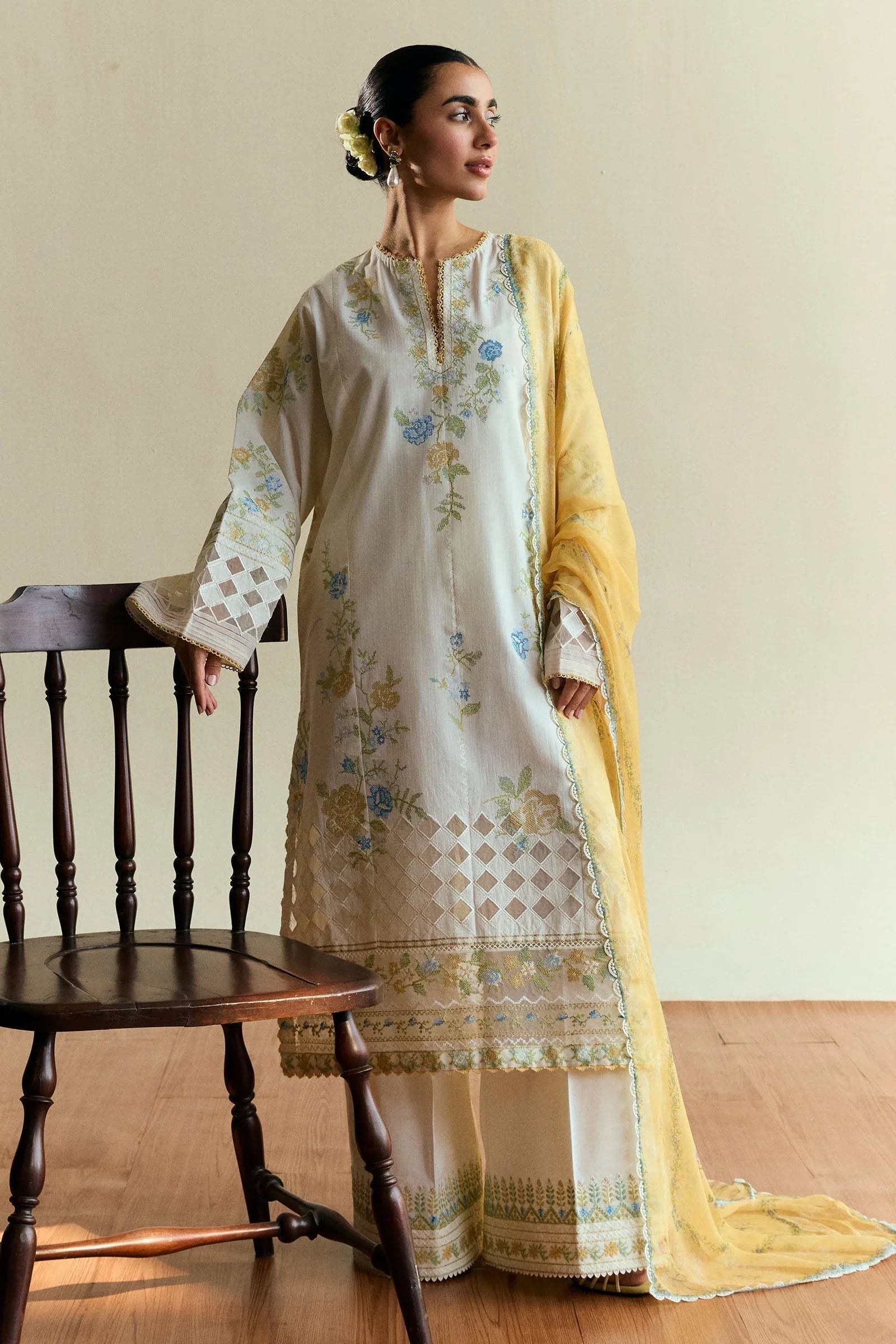 Zara Shahjahan | Coco Eid Edit | Solace-D3 - Aqsa Fabrics