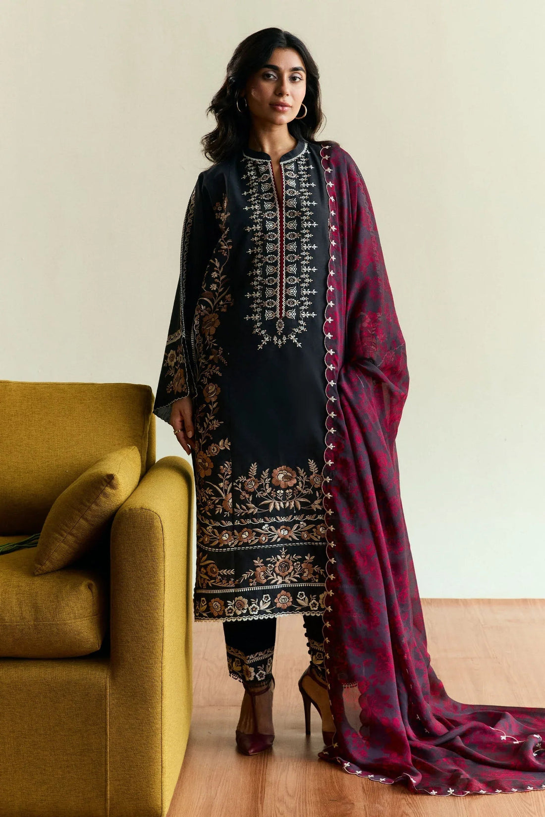 Zara Shahjahan | Coco Eid Edit | Velour-D2 - Aqsa Fabrics