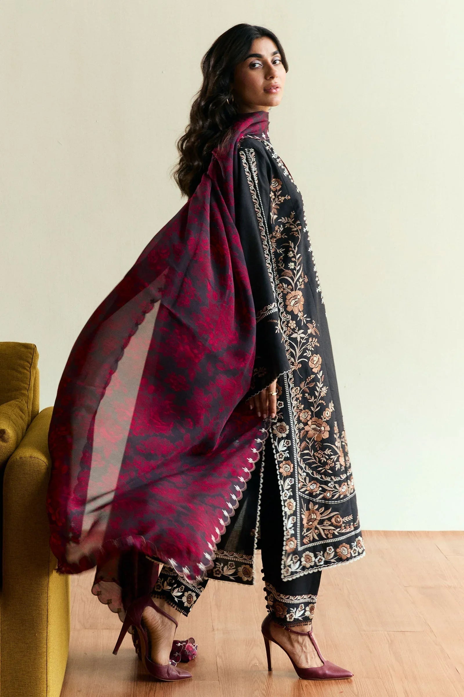 Zara Shahjahan | Coco Eid Edit | Velour-D2 - Aqsa Fabrics