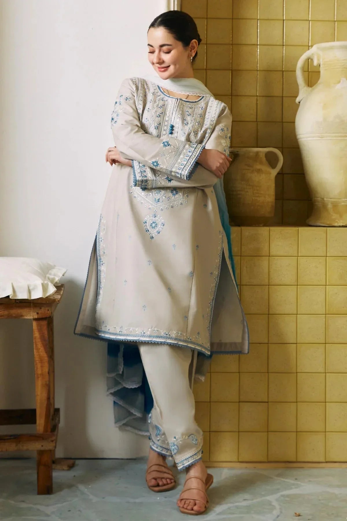 Zara Shahjahan | Coco Lawn 24 | BANO-2A - Aqsa Fabrics