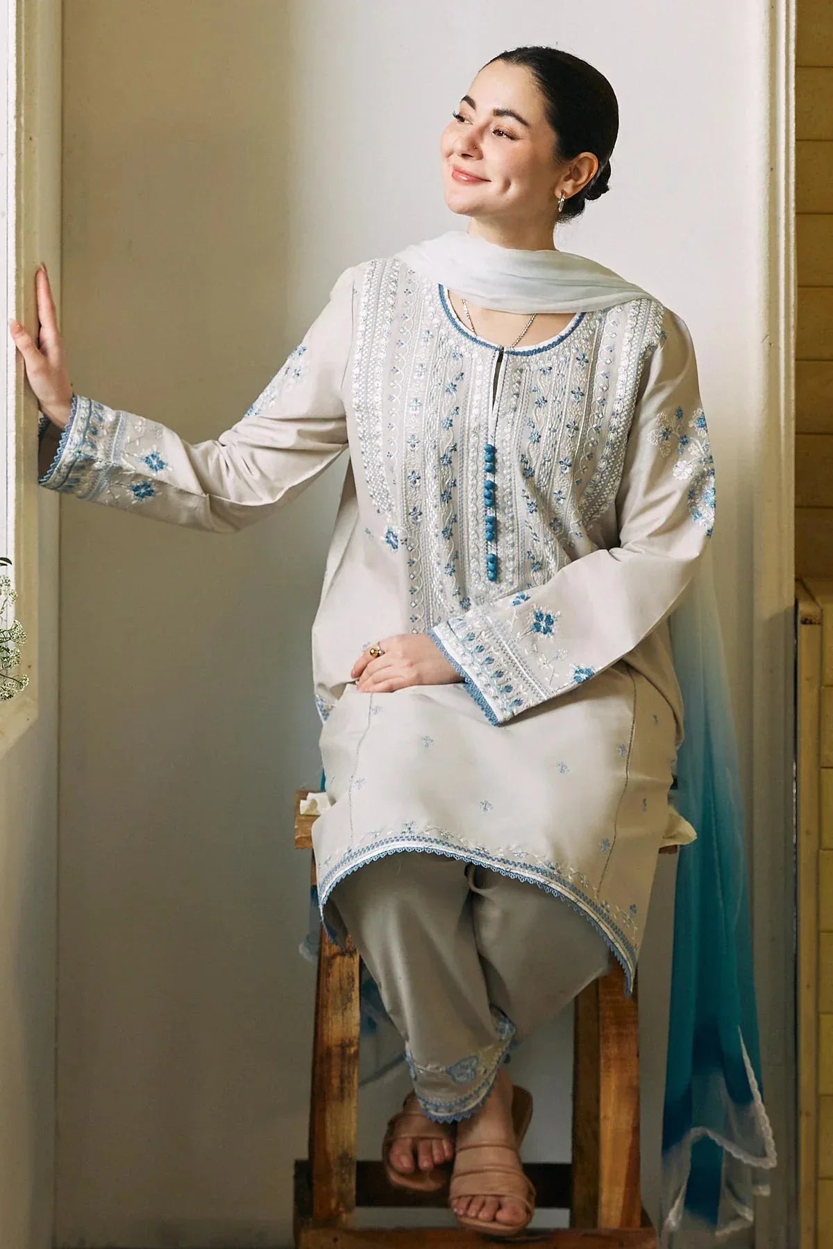 Zara Shahjahan | Coco Lawn 24 | BANO-2A - Aqsa Fabrics