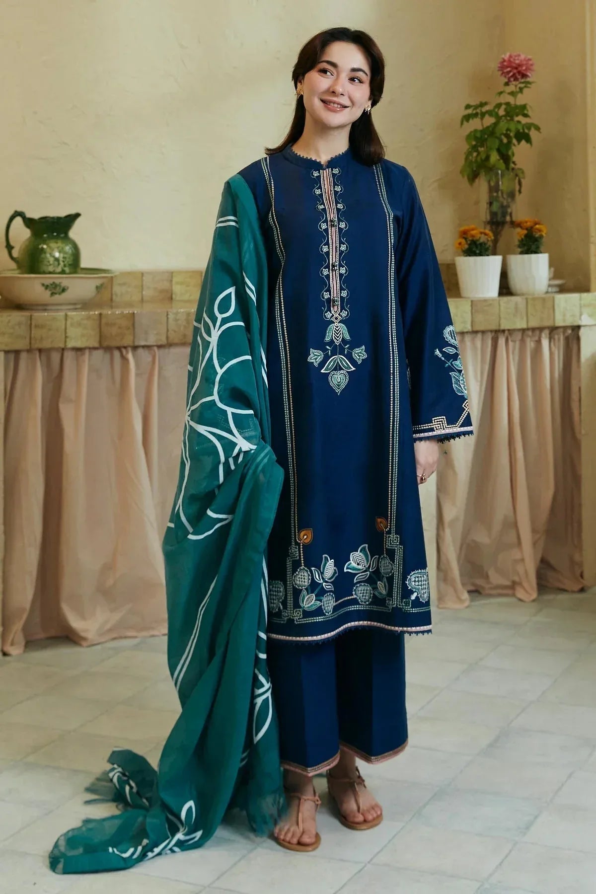 Zara Shahjahan | Coco Lawn 24 | GUL MOHAR-3B - Aqsa Fabrics