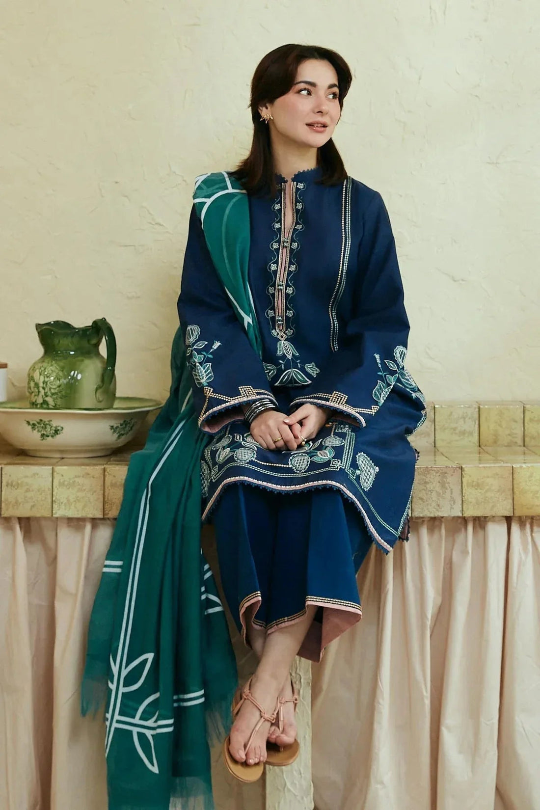 Zara Shahjahan | Coco Lawn 24 | GUL MOHAR-3B - Aqsa Fabrics
