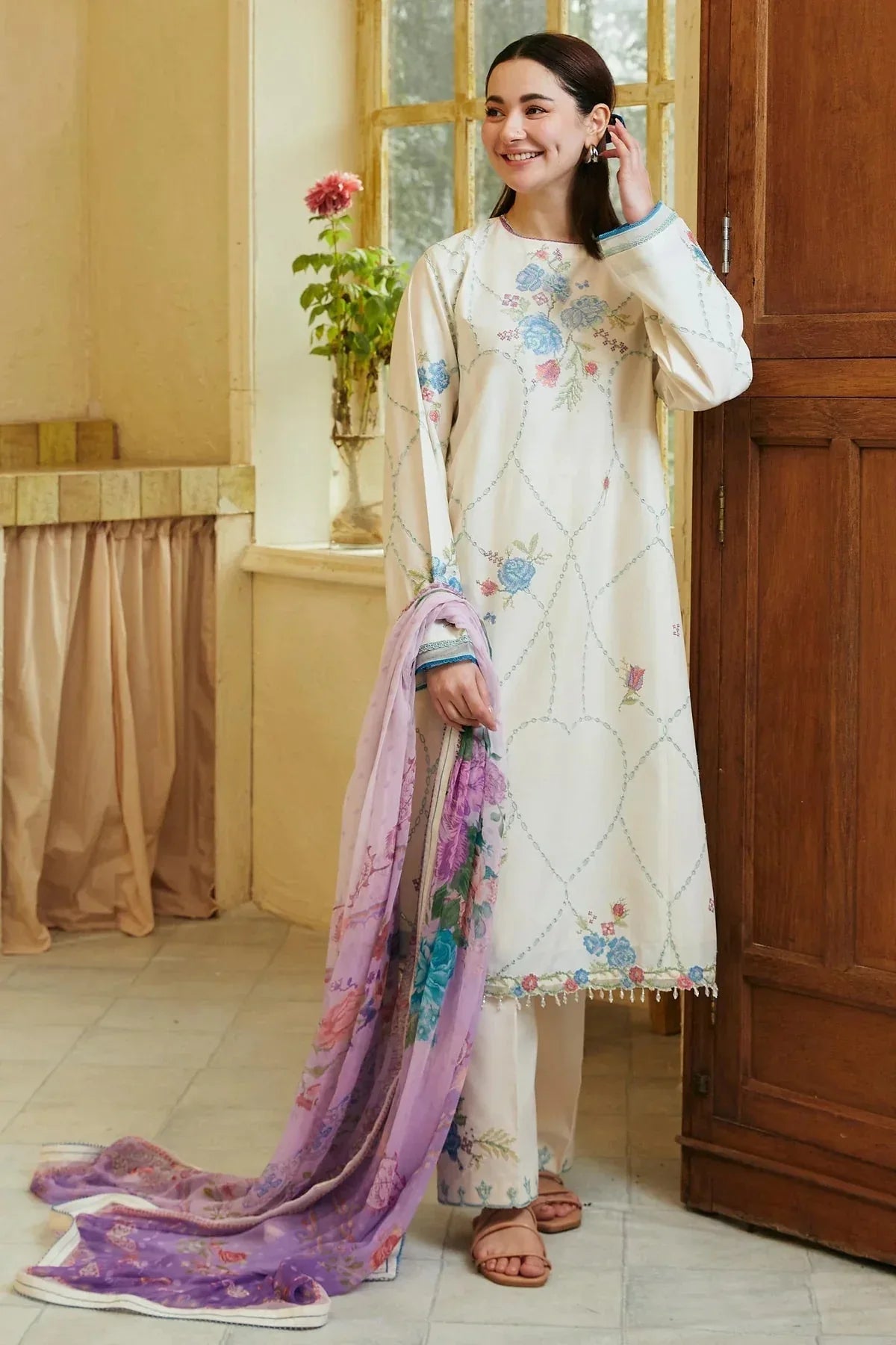 Zara Shahjahan | Coco Lawn 24 | RUHI-10A - Aqsa Fabrics