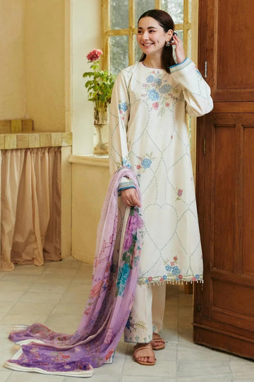 Zara Shahjahan | Coco Lawn 24 | RUHI-10A - Aqsa Fabrics