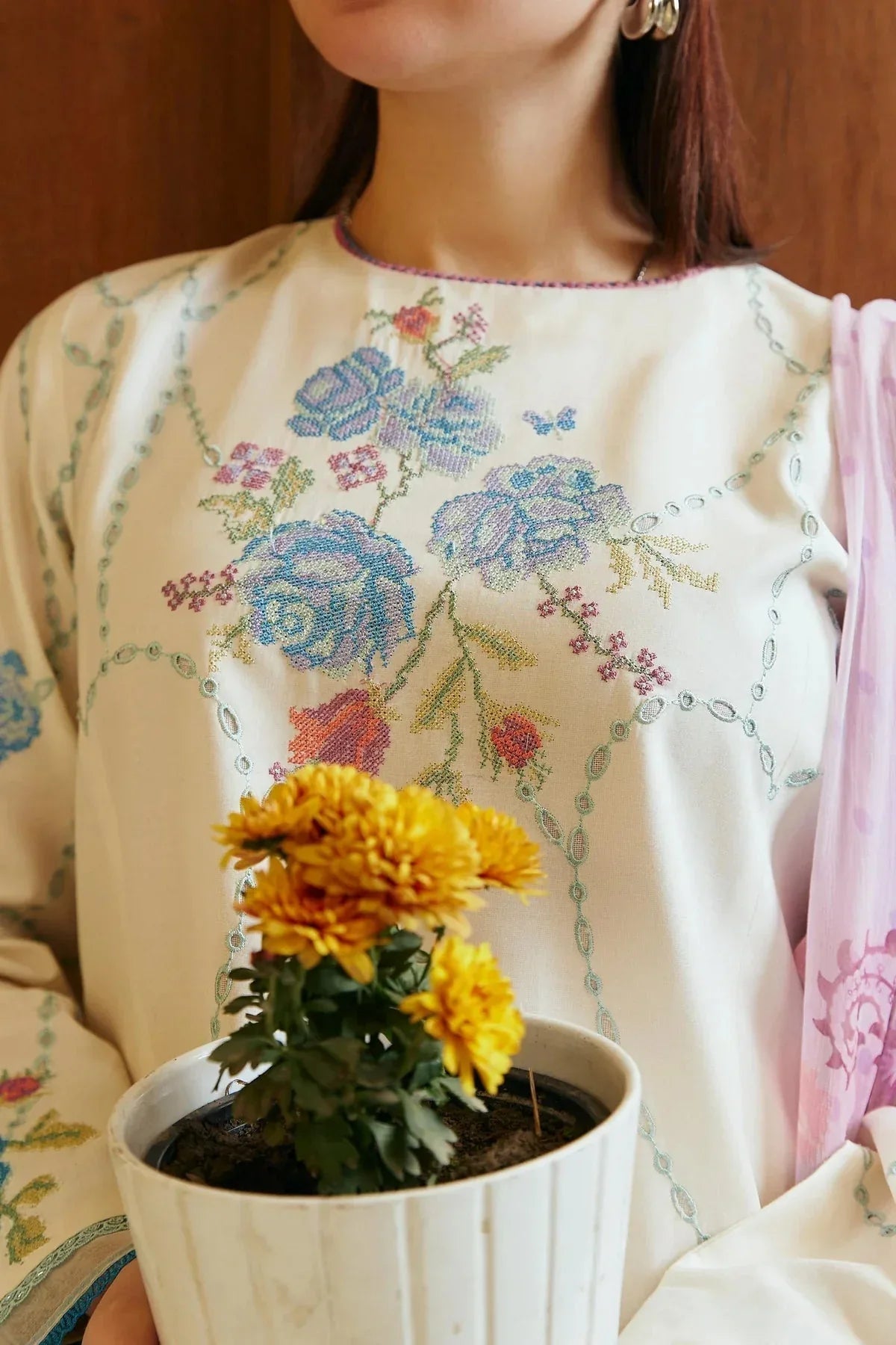 Zara Shahjahan | Coco Lawn 24 | RUHI-10A - Aqsa Fabrics