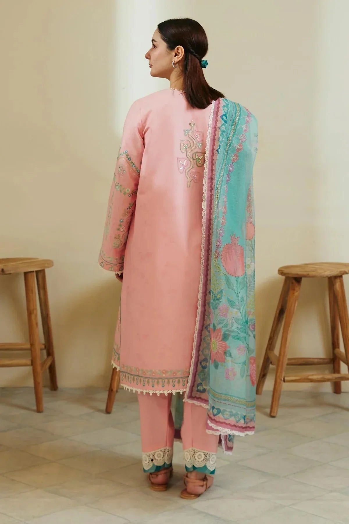 Zara Shahjahan | Coco Lawn 24 | ZOYA-8A - Aqsa Fabrics