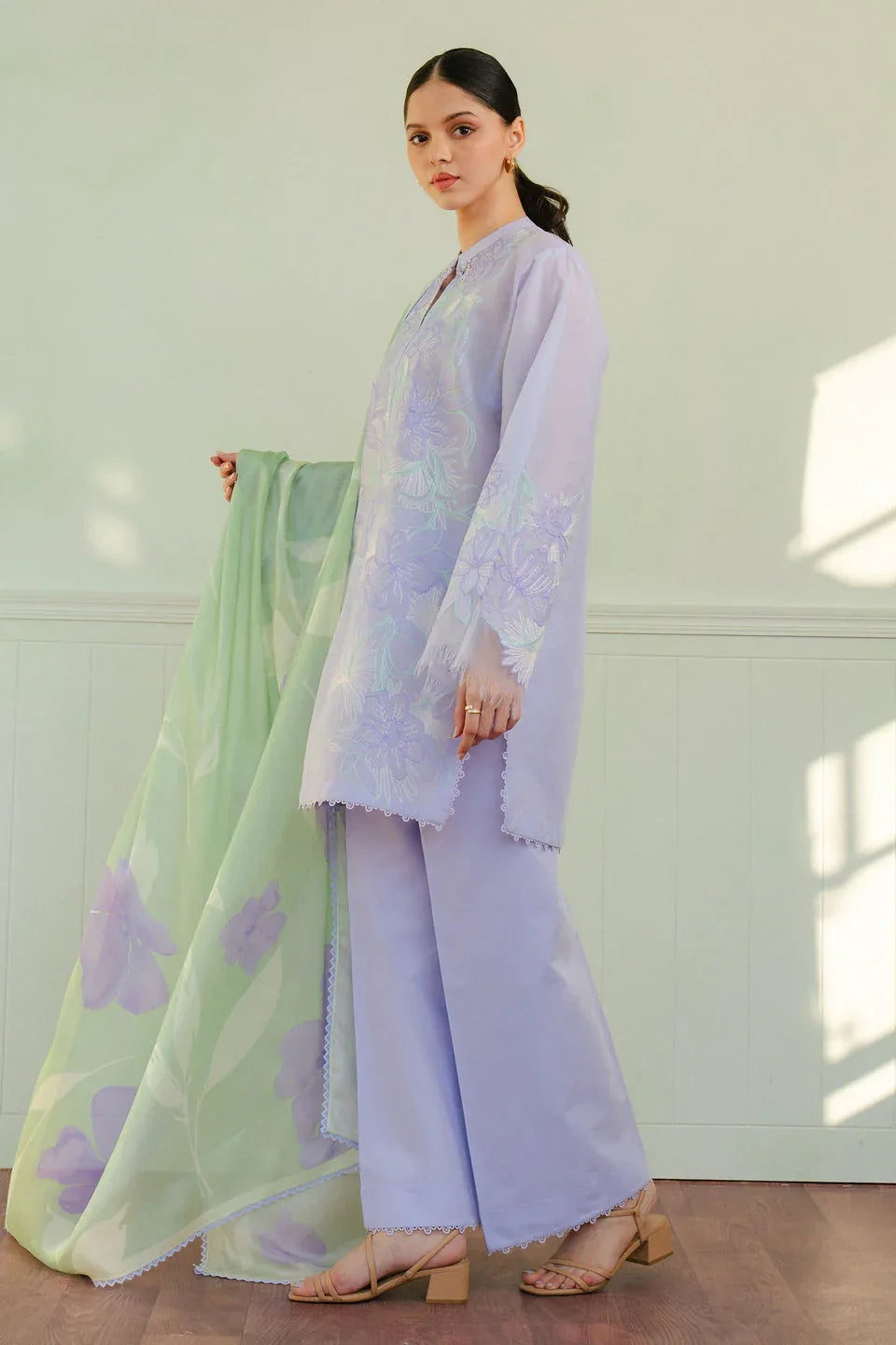 Zara Shahjahan | Coco Lawn 25 | BLOOM-1A - Aqsa Fabrics