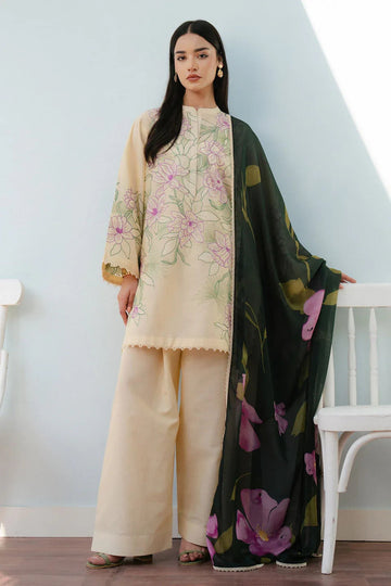 Zara Shahjahan | Coco Lawn 25 | BLOOM-1B - Aqsa Fabrics