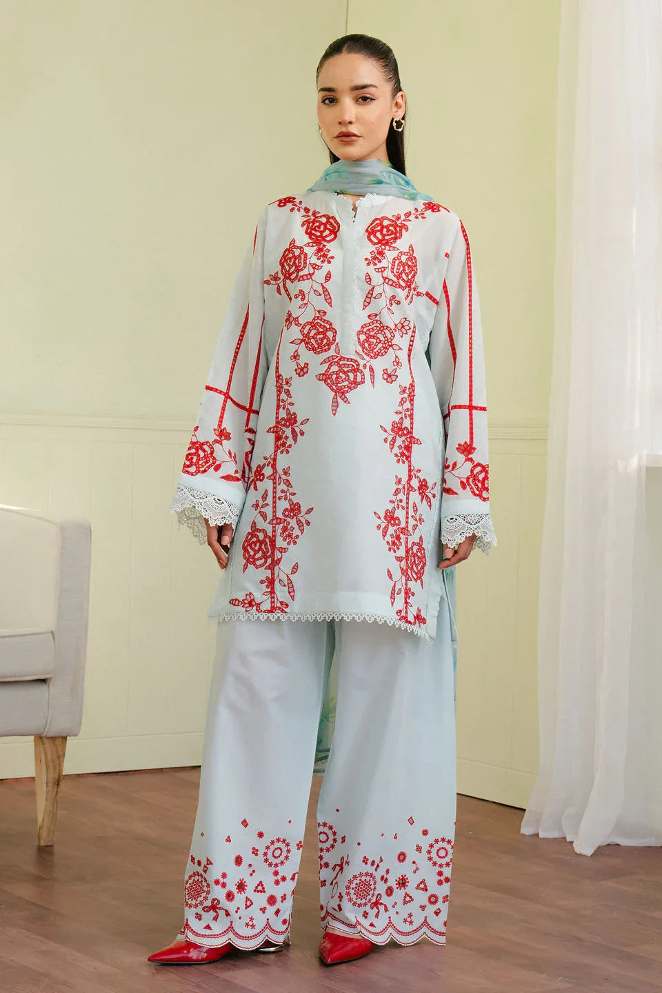 Zara Shahjahan | Coco Lawn 25 | ECLAT-7A - Aqsa Fabrics