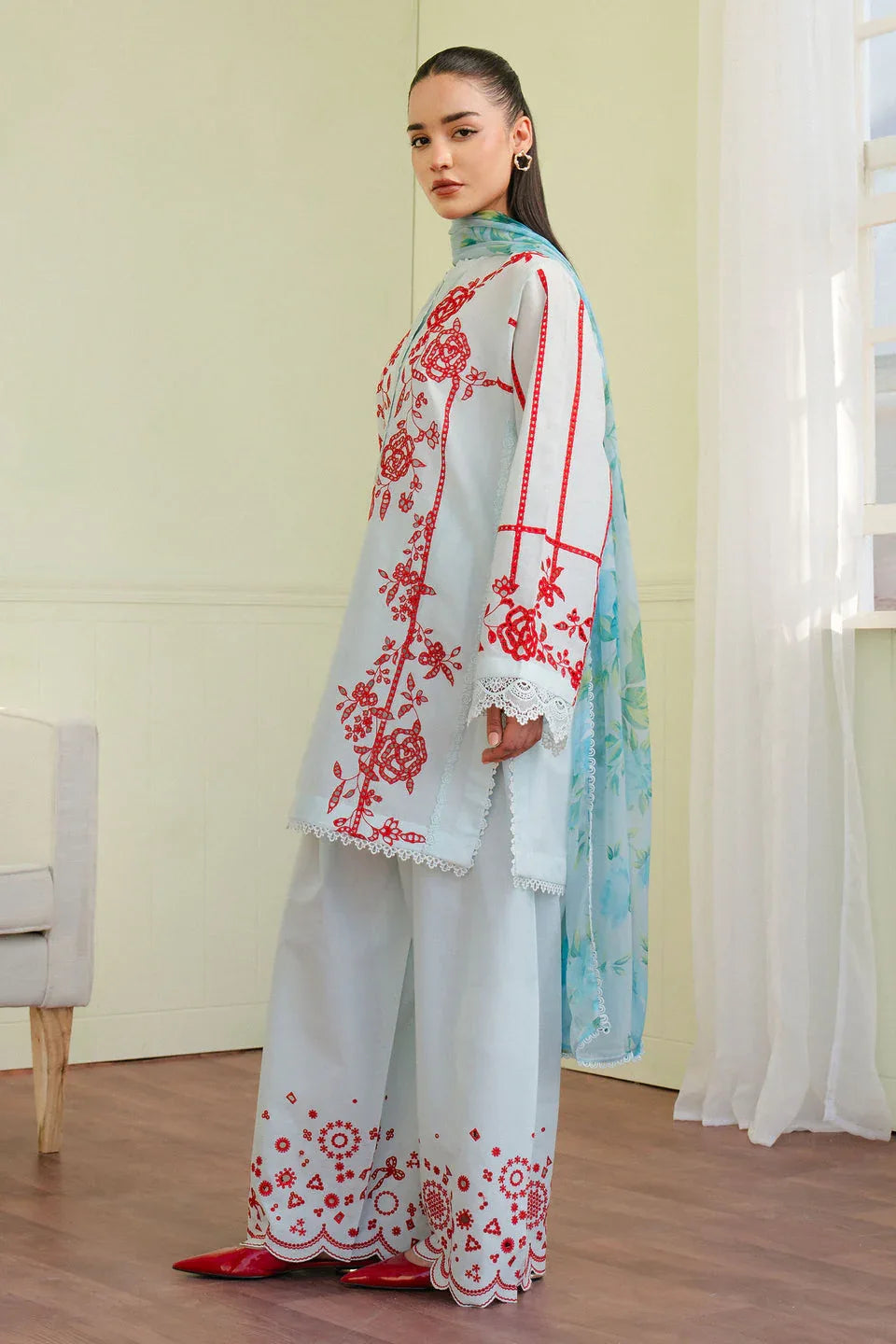 Zara Shahjahan | Coco Lawn 25 | ECLAT-7A - Aqsa Fabrics
