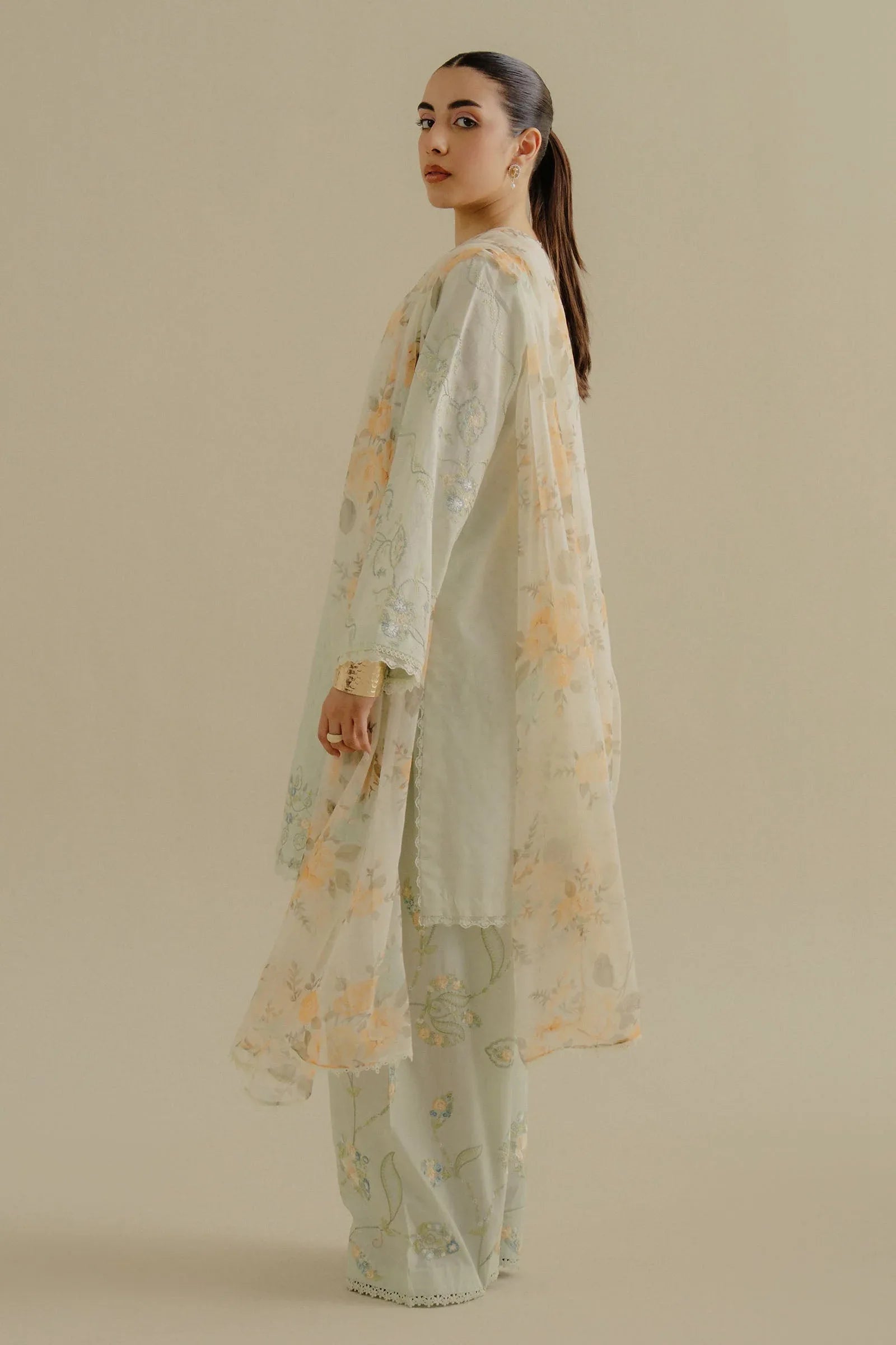 Zara Shahjahan | Coco Lawn 25 | Elva-1B - Aqsa Fabrics