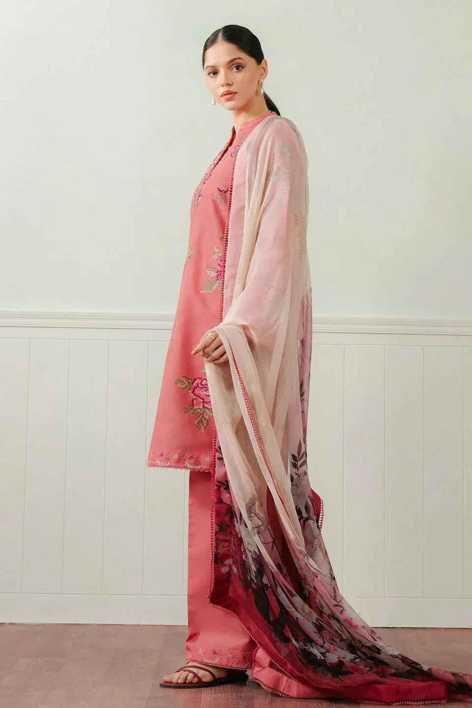 Zara Shahjahan | Coco Lawn 25 | FREYA-4A - Aqsa Fabrics