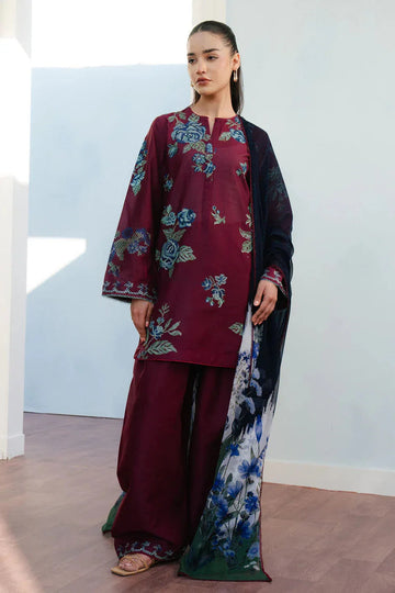 Zara Shahjahan | Coco Lawn 25 | FREYA-4B - Aqsa Fabrics
