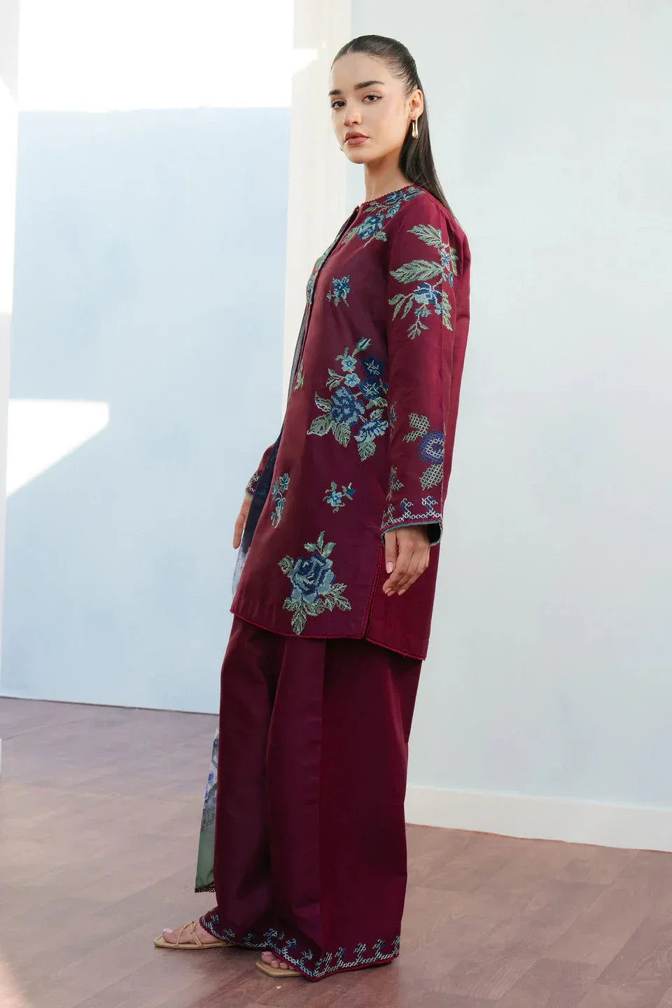 Zara Shahjahan | Coco Lawn 25 | FREYA-4B - Aqsa Fabrics