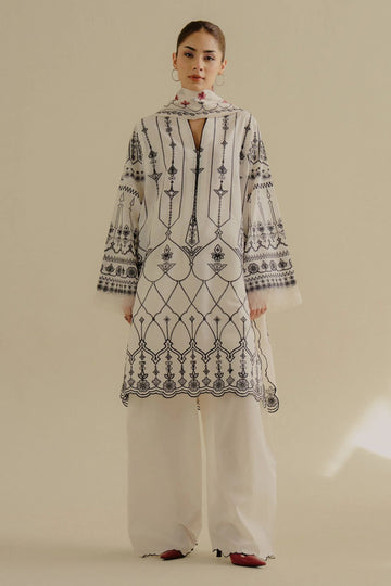 Zara Shahjahan | Coco Lawn 25 | Iris-2B - Aqsa Fabrics