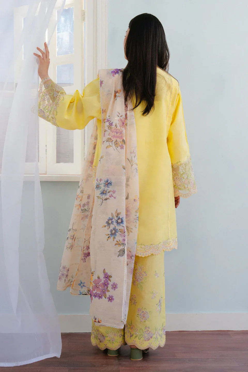 Zara Shahjahan | Coco Lawn 25 | MEADOW-8A - Aqsa Fabrics