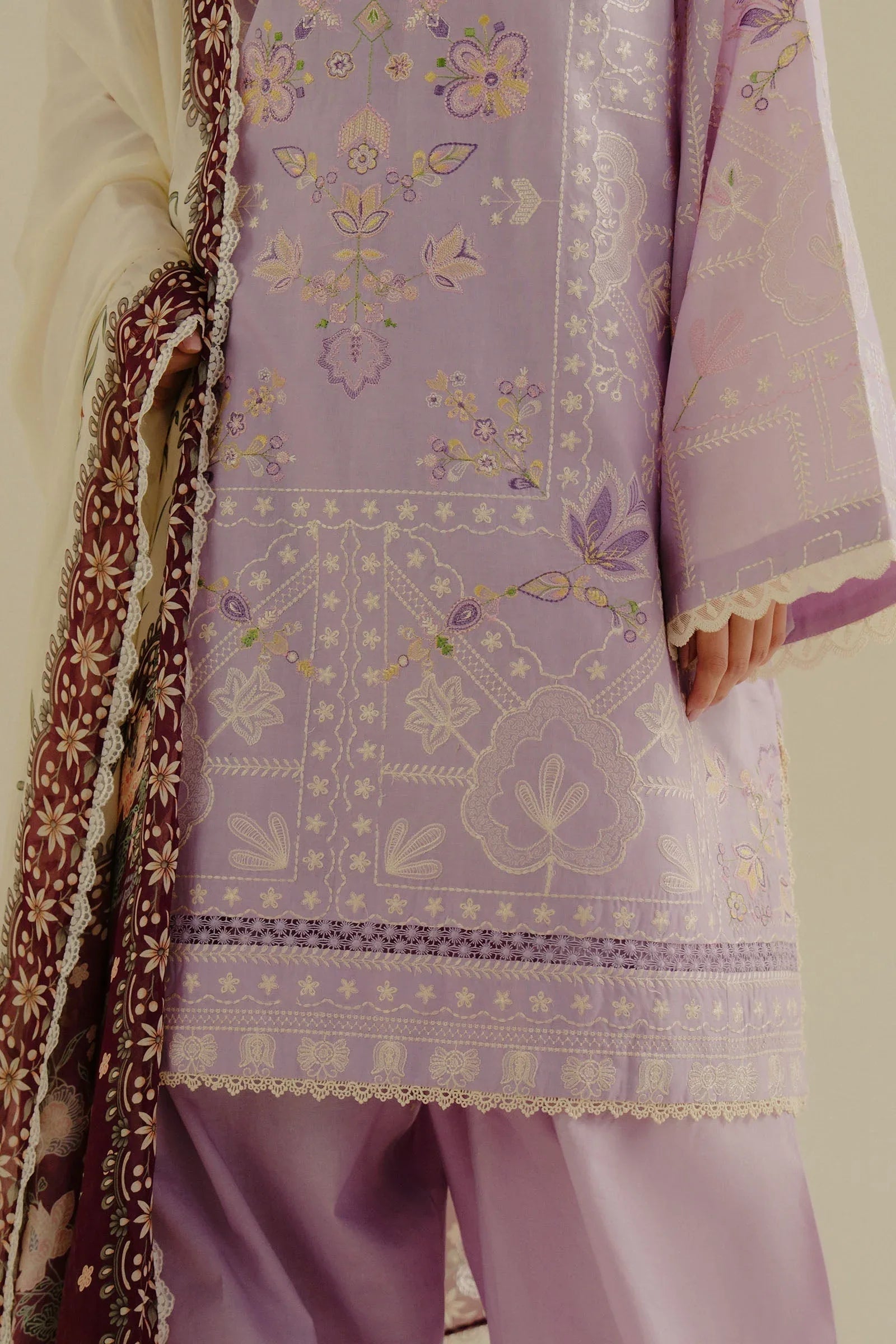 Zara Shahjahan | Coco Lawn 25 | Nyssa-10B - Aqsa Fabrics