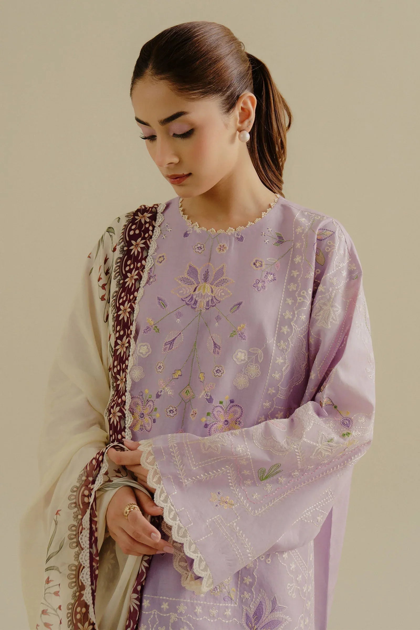 Zara Shahjahan | Coco Lawn 25 | Nyssa-10B - Aqsa Fabrics