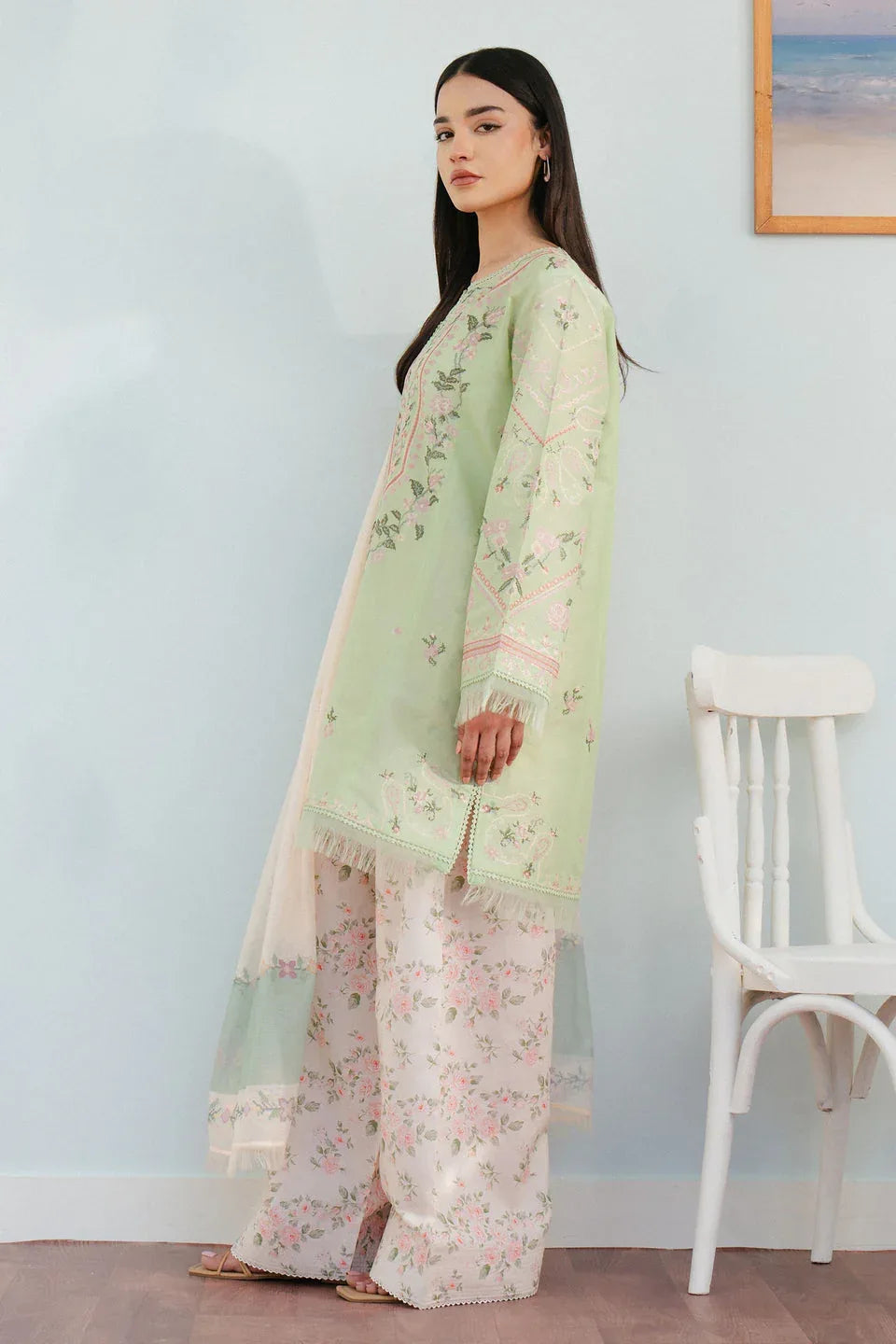 Zara Shahjahan | Coco Lawn 25 | SERENE-2A - Aqsa Fabrics