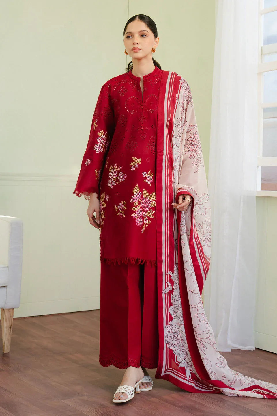 Zara Shahjahan | Coco Lawn 25 | VALI-6A - Aqsa Fabrics