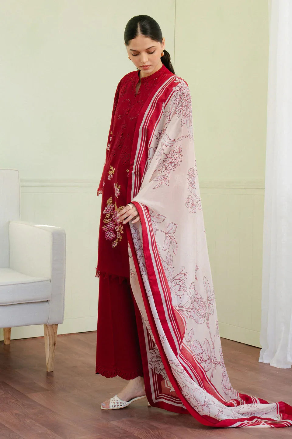 Zara Shahjahan | Coco Lawn 25 | VALI-6A - Aqsa Fabrics