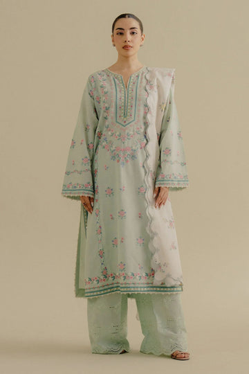 Zara Shahjahan | Coco Lawn 25 | Zeest-9A - Aqsa Fabrics