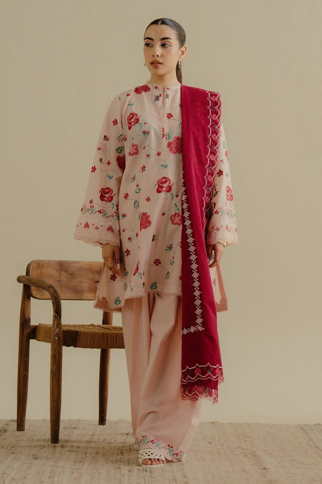 Zara Shahjahan | Coco Lawn 25 | Zufra-6A - Aqsa Fabrics