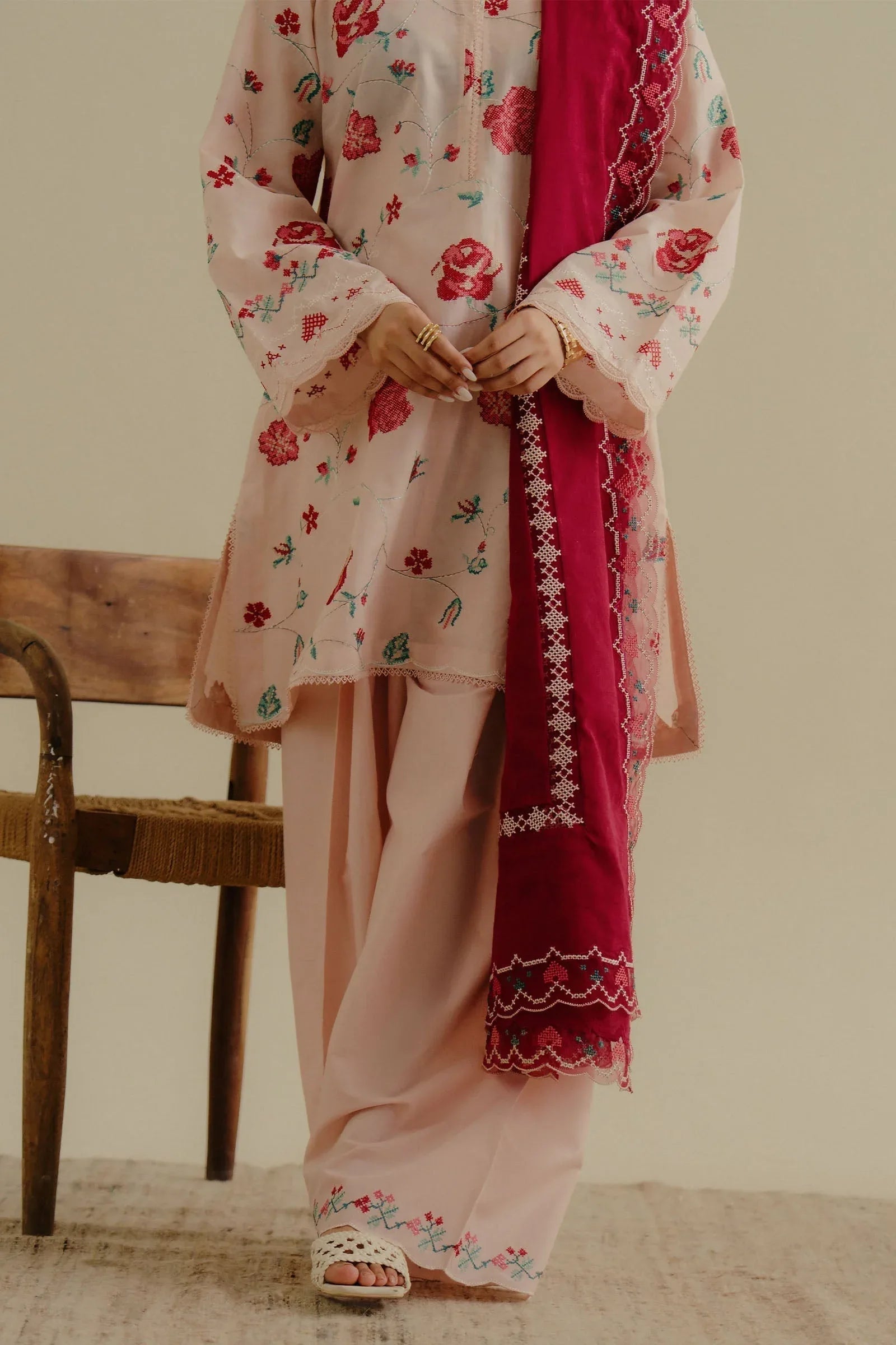 Zara Shahjahan | Coco Lawn 25 | Zufra-6A - Aqsa Fabrics
