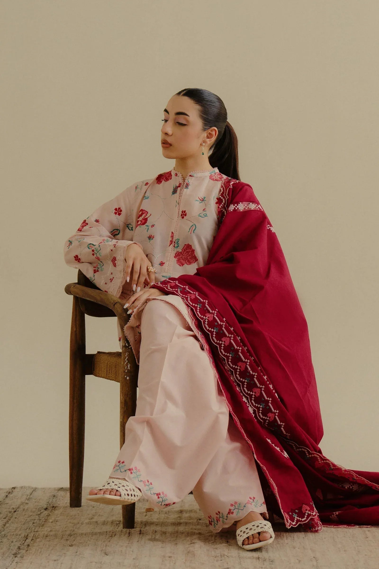 Zara Shahjahan | Coco Lawn 25 | Zufra-6A - Aqsa Fabrics