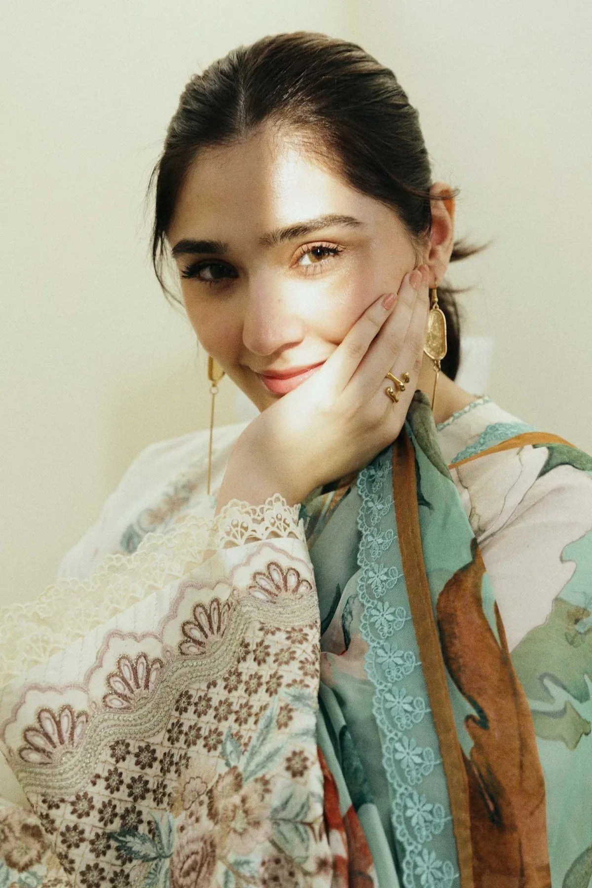 Zara Shahjahan | Coco Lawn Eid Edit 24 | IVORY-D10 - Aqsa Fabrics