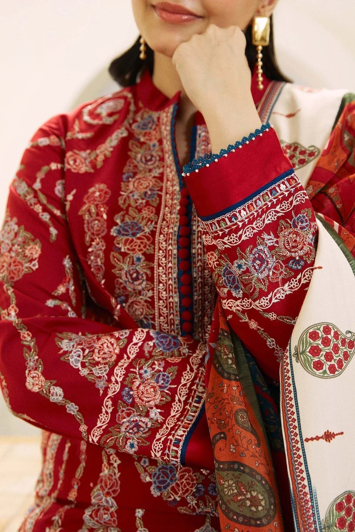 Zara Shahjahan | Coco Lawn Eid Edit 24 | KASHMIR KALI-D3 - Aqsa Fabrics