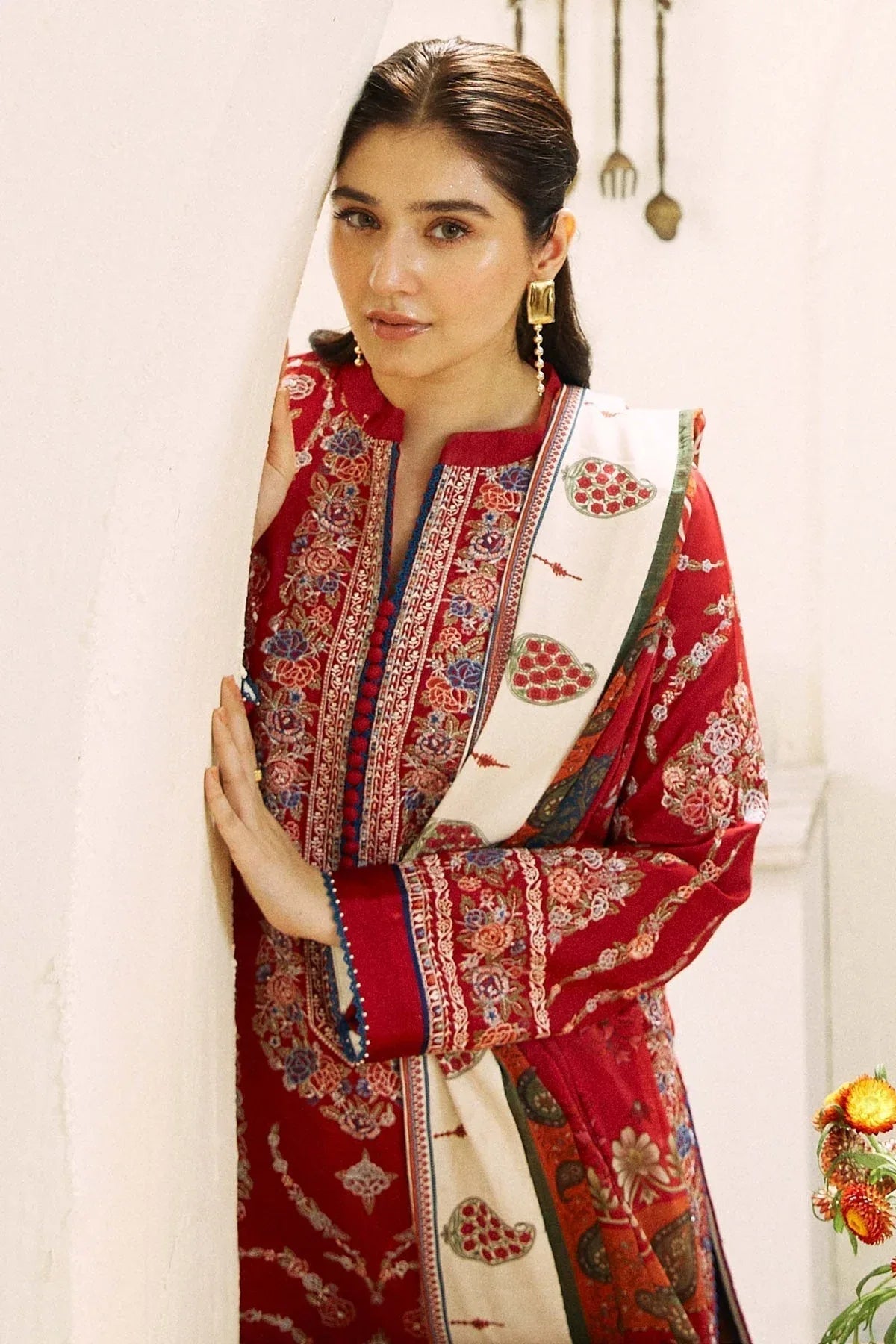 Zara Shahjahan | Coco Lawn Eid Edit 24 | KASHMIR KALI-D3 - Aqsa Fabrics