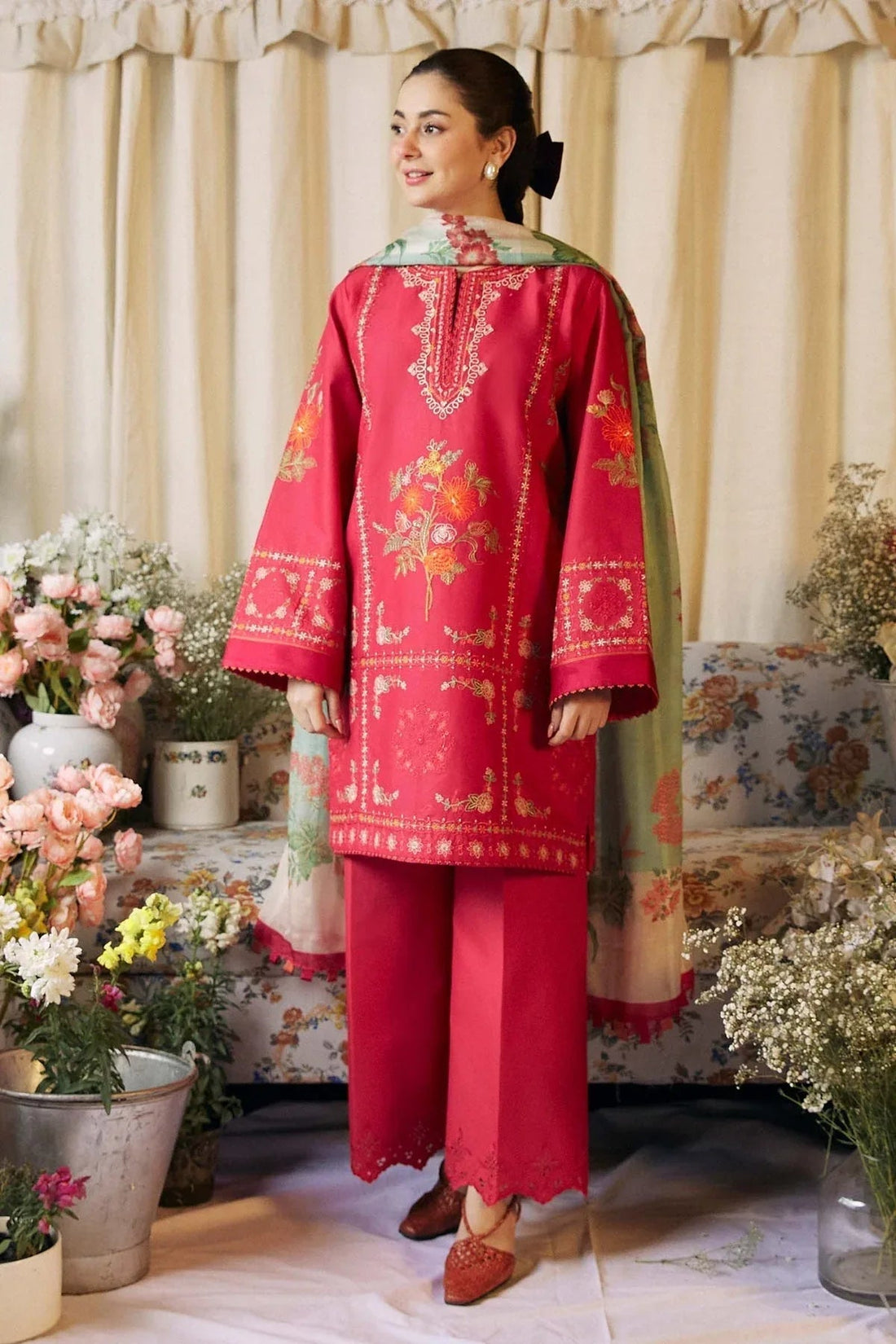 Zara Shahjahan | Coco Lawn Vol 2 | DAHLIA-1A - Aqsa Fabrics