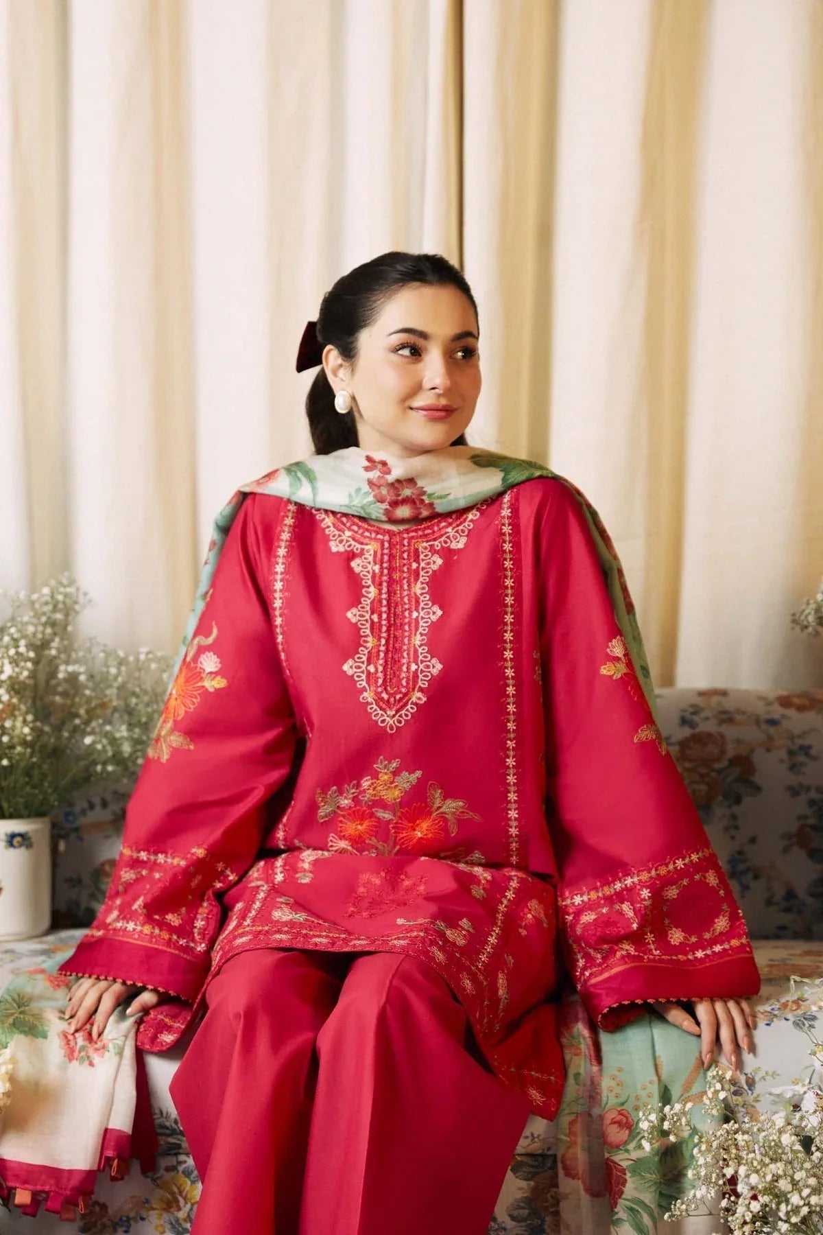 Zara Shahjahan | Coco Lawn Vol 2 | DAHLIA-1A - Aqsa Fabrics