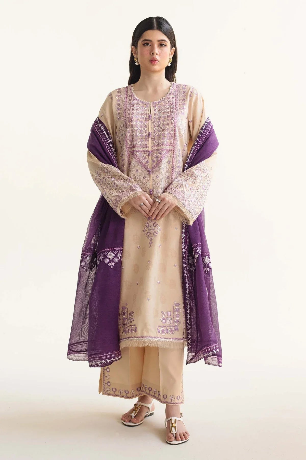 Zara Shahjahan | Coco Lawn Vol 2 | DINARA-5B - Aqsa Fabrics